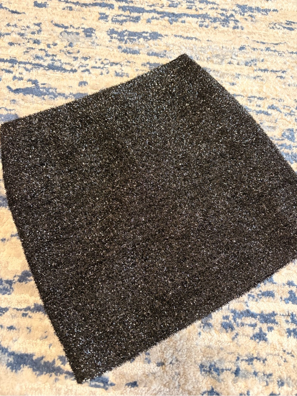 Topshop Black Sparkle Mini Skirt